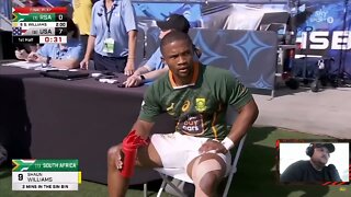 American's react to South Africa Vs USA Rugby 7's