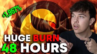 TERRA LUNA CLASSIC MASSIVE BURN 48 HOURS (LUNC PRICE PREDICTION)