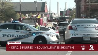 4 killed, 9 injured in Louisville shooting; gunman killed by police