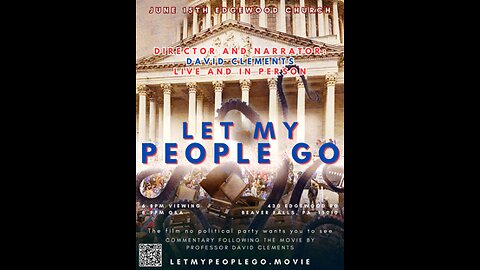 Let My People Go, LIVE Q&A w/ Professor Clements