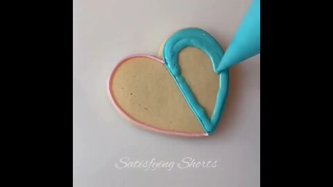 💙💗 satisfying cake 💗💙 #shorts #try #trending #viral #satisfying #relaxing #cake #music #yummy