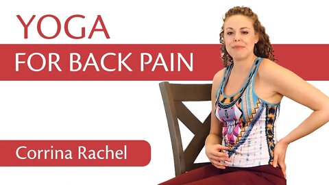 Beginners Yoga for Back Pain | Better Posture, Chair Yoga