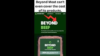 In 2022, Beyond Meat could not even cover the cost of its products.