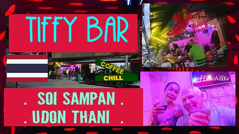 TIFFY BAR . Soi Sampan . Udon Thani . Isan Thailand . Saturday Nightlife Birthday Party Vibes #udon