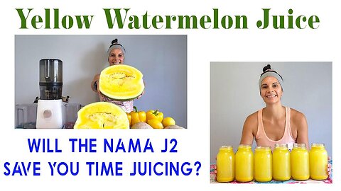 Lets Make A Yummy Yellow Watermelon Juice In The Nama J2