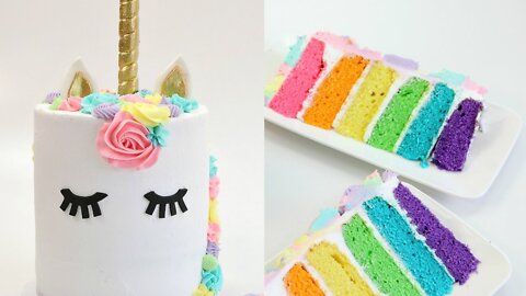 Copycat Recipes 8 AMAZING Unicorn CAKES in 10 MINUTES!