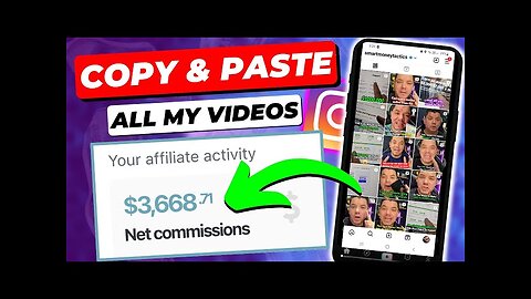Affiliate Marketing 2023 - Copy & Paste MY VIDEOS To Make $3,668 a Week (Doesn't Get Easier)