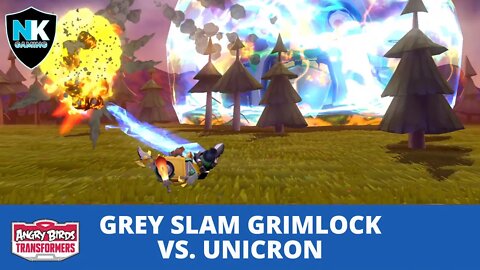Angry Birds Transformers - Grey Slam Grimlock vs. Unicron