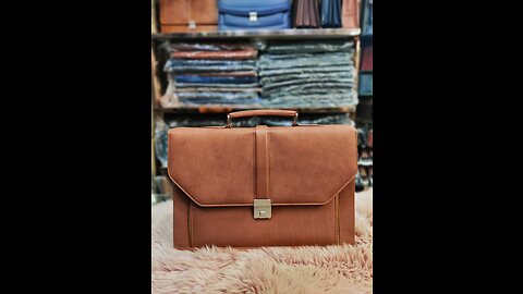 The Best Genuine Leather Laptop Bag | Premium Original Leather Briefcase Office Messenger Bags