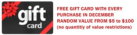 Free gift cards for December at rocketk1d.com
