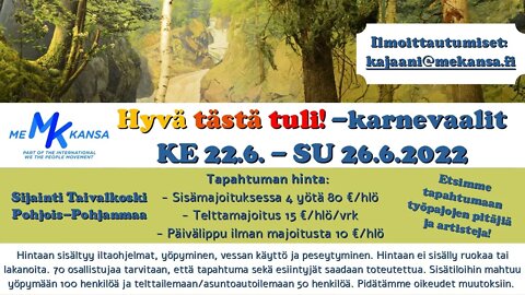 Hyvä tästä tuli -karnevaalit 22.6. - 26.6.2022