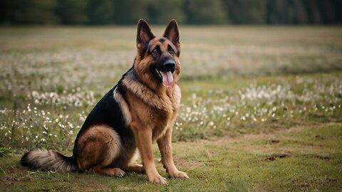 Beautiful German Shepherd-