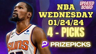 #PRIZEPICKS | BEST #NBA PLAYER PROPS FOR WEDNESDAY | 01/24/24 | BEST BETS | #BASKETBALL | TODAY