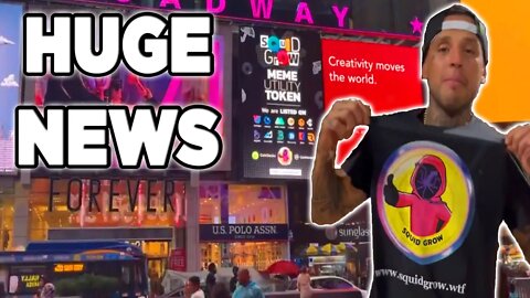 Squidgrow HUGE News ANNOUNCEMENT! Squdgrow Price Bouncing Back up! SquidGrow News Today!