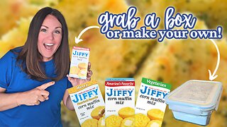 3 JIFFY mix HACKS you don't want to miss! | EASY RECIPES using JIFFY mix