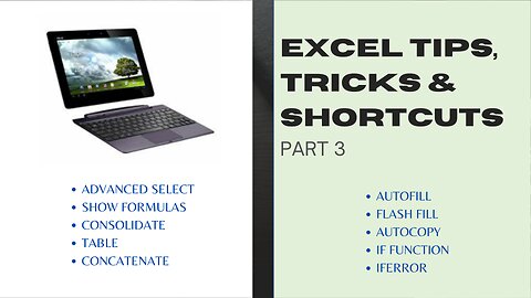 Excel Tips, Tricks and Shortcuts Part 3: The Functions You Need to Know