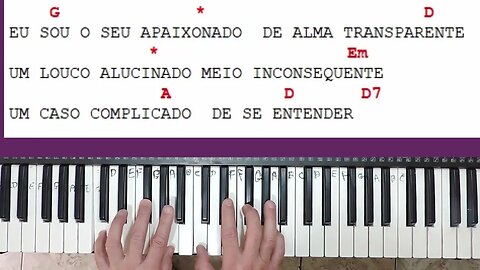 É O AMOR [ TECLADO PARA INICIANTE ] prof. Jaime Toledo