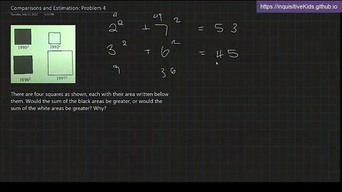 Comparisons and Estimation: Problem 4