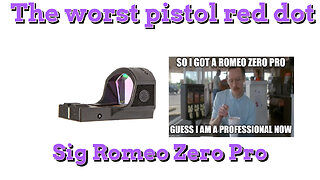 The worst pistol red dot
