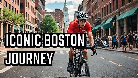 City Bike Riding: Back Bay in Boston, Massachusetts🚴🏼💥