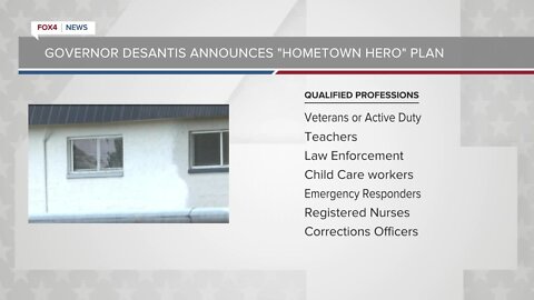Gov. announces 'Hometown Heroes' program from Cape Coral