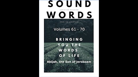 Sound Words, Abijah, the Son of Jeroboam