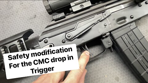 Safety modification for the CMC Soviet arms 2lbs drop in trigger