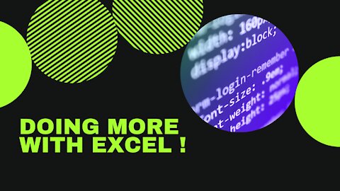 Doing More With Excel -Our 1st Video Beginner Friendly