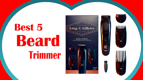 Best 5 beard trimmer 2022 | BEAULUSH Beard Trimmer for Men