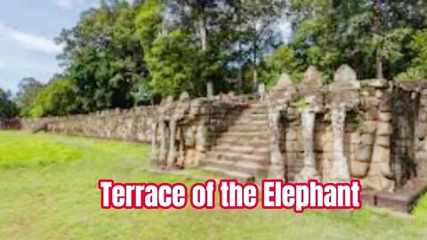 Tour Siem Reap2021, Terrace of the Elephant landscape #Shorts Clip2021 / Amazing Tour Cambodia.