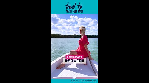 7 things I won’t travel without | #travelessentials #travelcontentcreator #travelmusthaves