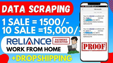 Earn Money Online with Dropshipping | Work from Home | Reliance Partime Work | #Onlinetips