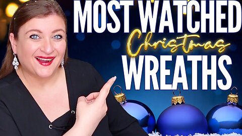 Most Watched 5 VIRAL CHRISTMAS Wreaths #christmaswreath