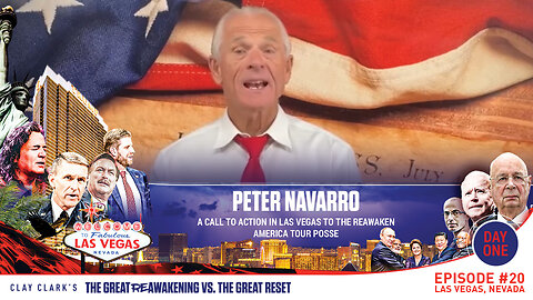 Peter Navarro | A Call To Action In Las Vegas to the Reawaken America Tour Posse | Request Tickets Via Text At 918-851-0102