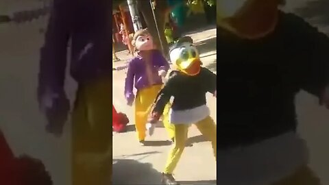 SUPER PULOS NINJAS DO FOFÃO, O MÁSKARA, PATATI E BEN10 DANÇANDO NA CARRETA DA ALEGRIA FURACÃO