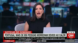 Em Portugal, mais de 650 pessoas morrem devido ao calor | @SHORTS CNN