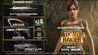 Tracer Pack Tomb Raider Bundle Featuring Lara Croft - Out Now