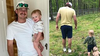 Morgan Wallen Shares Adorable Fathers Day Video Clip Making Son Laugh