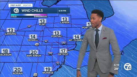 Cold temps remaining to start the week
