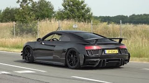 Vorsteiner Audi R8 V10 Plus with Remus Exhaust! Revs, Accelerations, Fly By's!