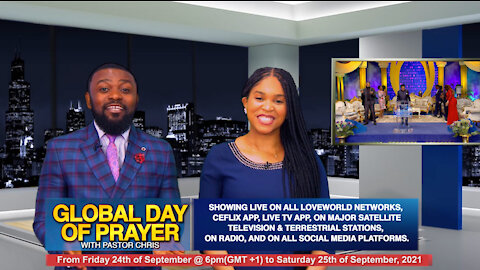 Global Day of Prayer with Pastor Chris | Friday, September 24, 2021