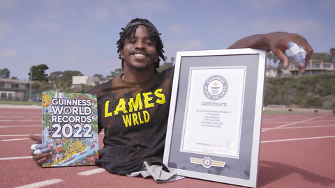 The fastest man on two hands - Guinness World Records