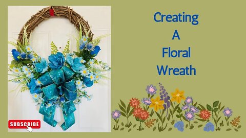 Floral Grapevine Wreath DIY| Marthas Wreath| Easy Home Decor DIY| How To Make a Wreath