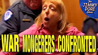 CODEPINK Protester DRAGGED AWAY After Confronting Sec. Of State Blinken