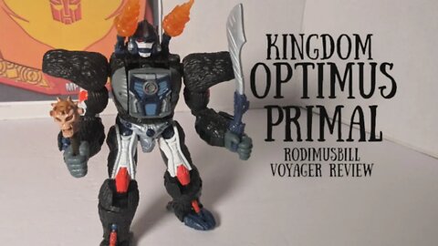 Kingdom OPTIMUS PRIMAL Voyager Transformers War For Cybertron Review by Rodimusbill (Wave 1)