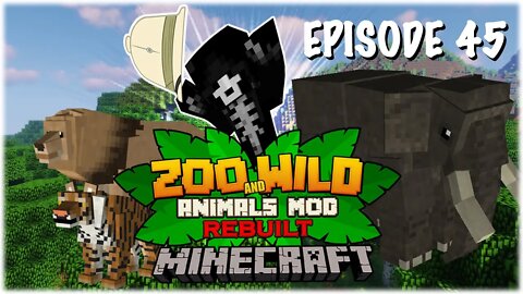 Minecraft: Zoo and Wild Animal (ZAWA) Mod - S2E45 - Aviary Detailing and Animal Catching!