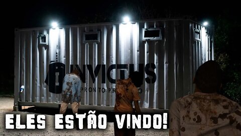 As LUZES contra ZUMBIS estão prontas! - Base Container 8