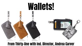 All About WALLETS from Thirty-One with Ind. Director Andrea Carver!