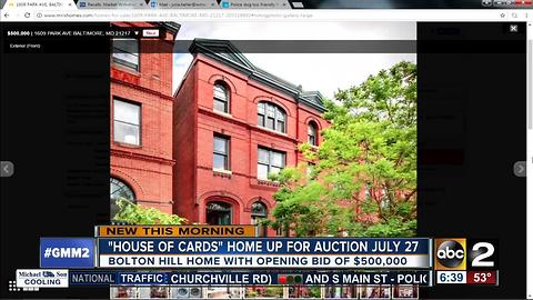 "House of Cards" home up for auction in Baltimore