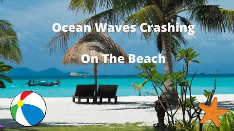 Ocean Waves Crashing On The Beach For Sleep Or Relaxation ASMR 12 hours